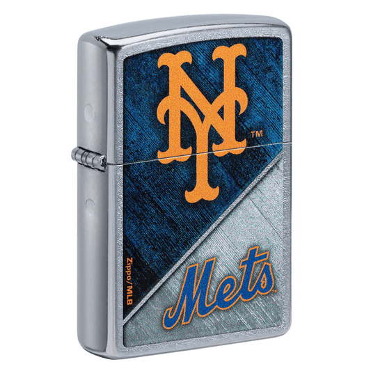 Zippo Mlb New York Mets Street Chrome