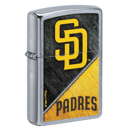 Zippo Mlb San Diego Padres Street Chrome