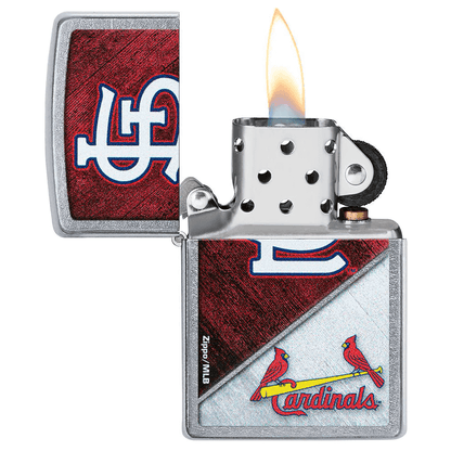 Zippo Mlb St. Louis Cardinals Street Chrome