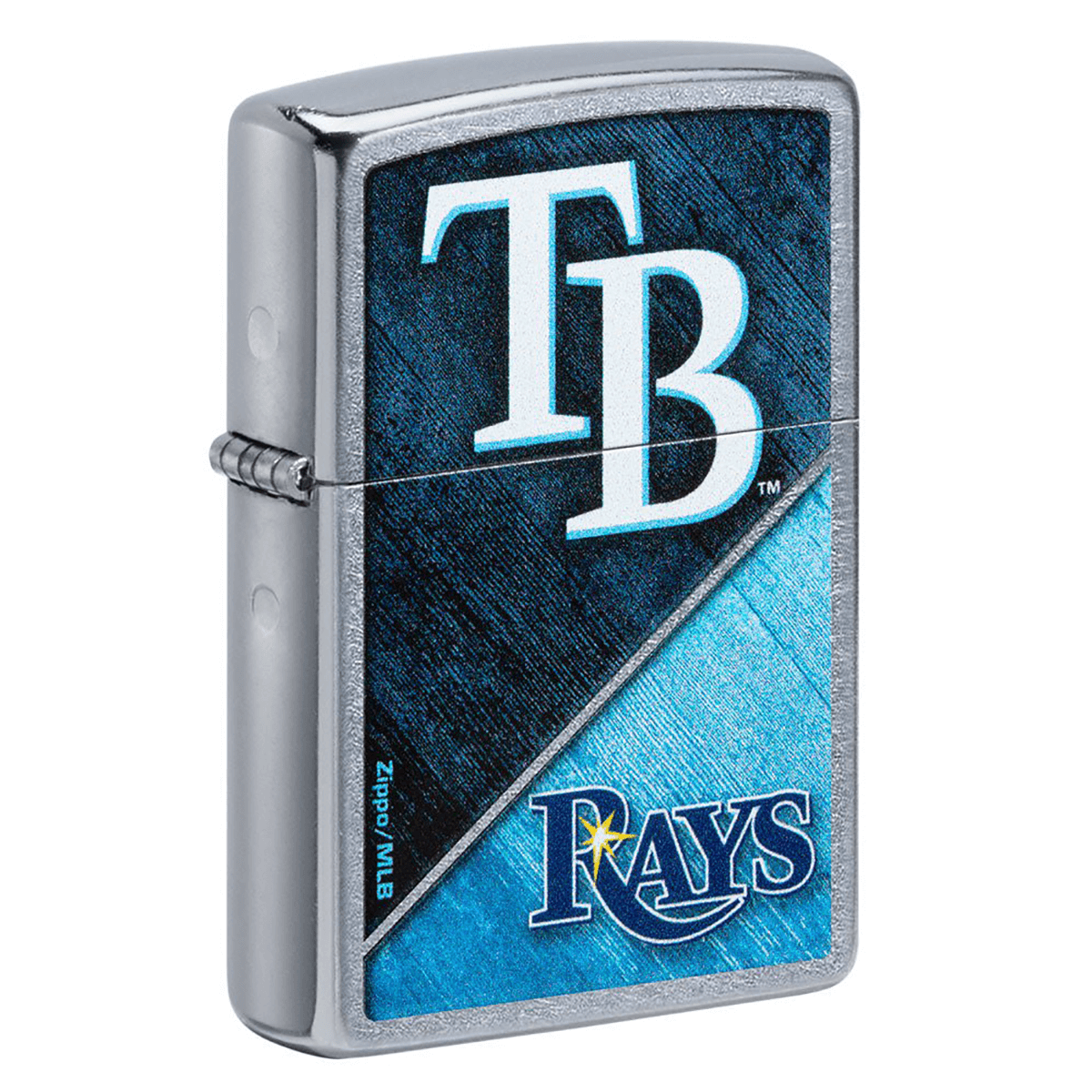 Zippo Mlb Tampa Bay Rays Street Chrome