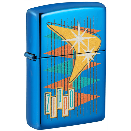 Zippo High Polish Blue Retro