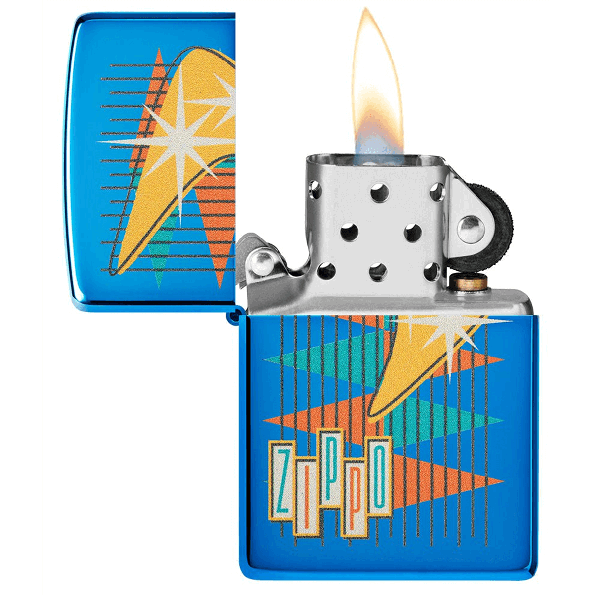 Zippo High Polish Blue Retro