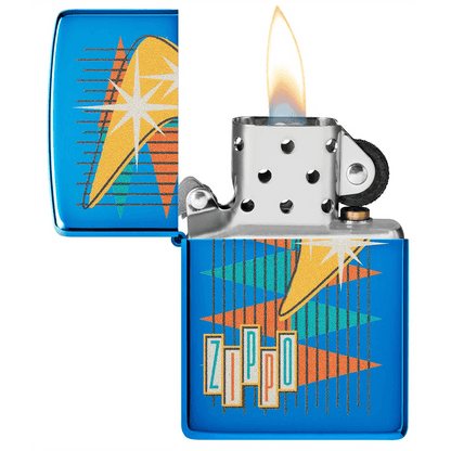 Zippo High Polish Blue Retro