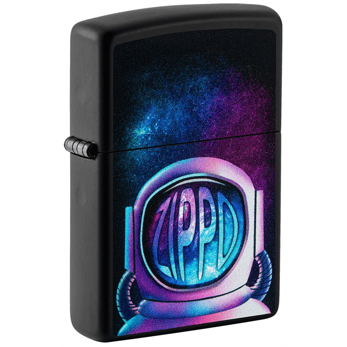 Zippo Black Matte Astronaut Desgin