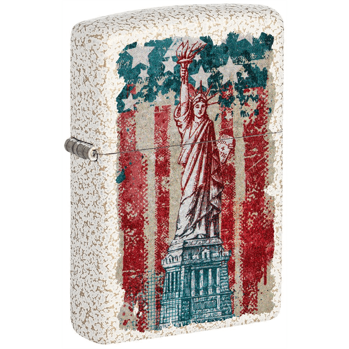 Zippo Mercury Glass Statue Of Liberty Design