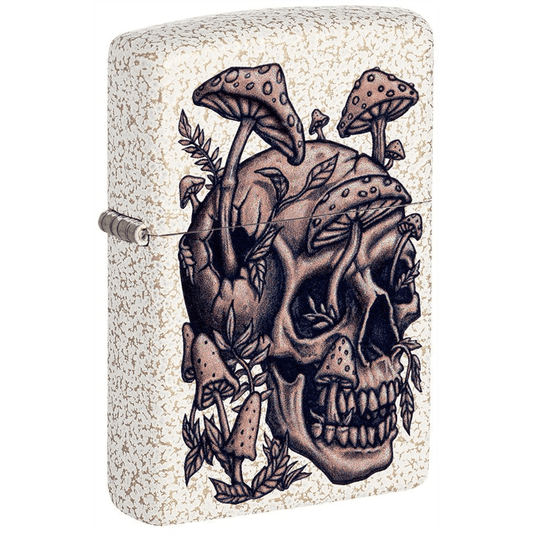Zippo Mercury Glass Skullshroom Design