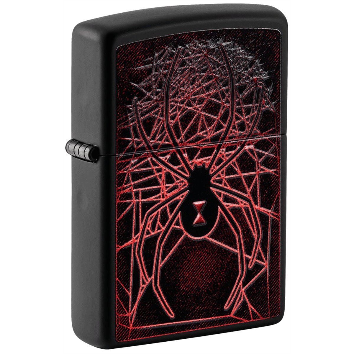 Zippo Black Matte Spider Design