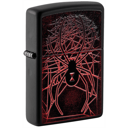 Zippo Black Matte Spider Design
