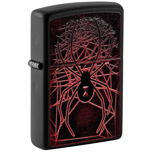 Zippo Black Matte Spider Design