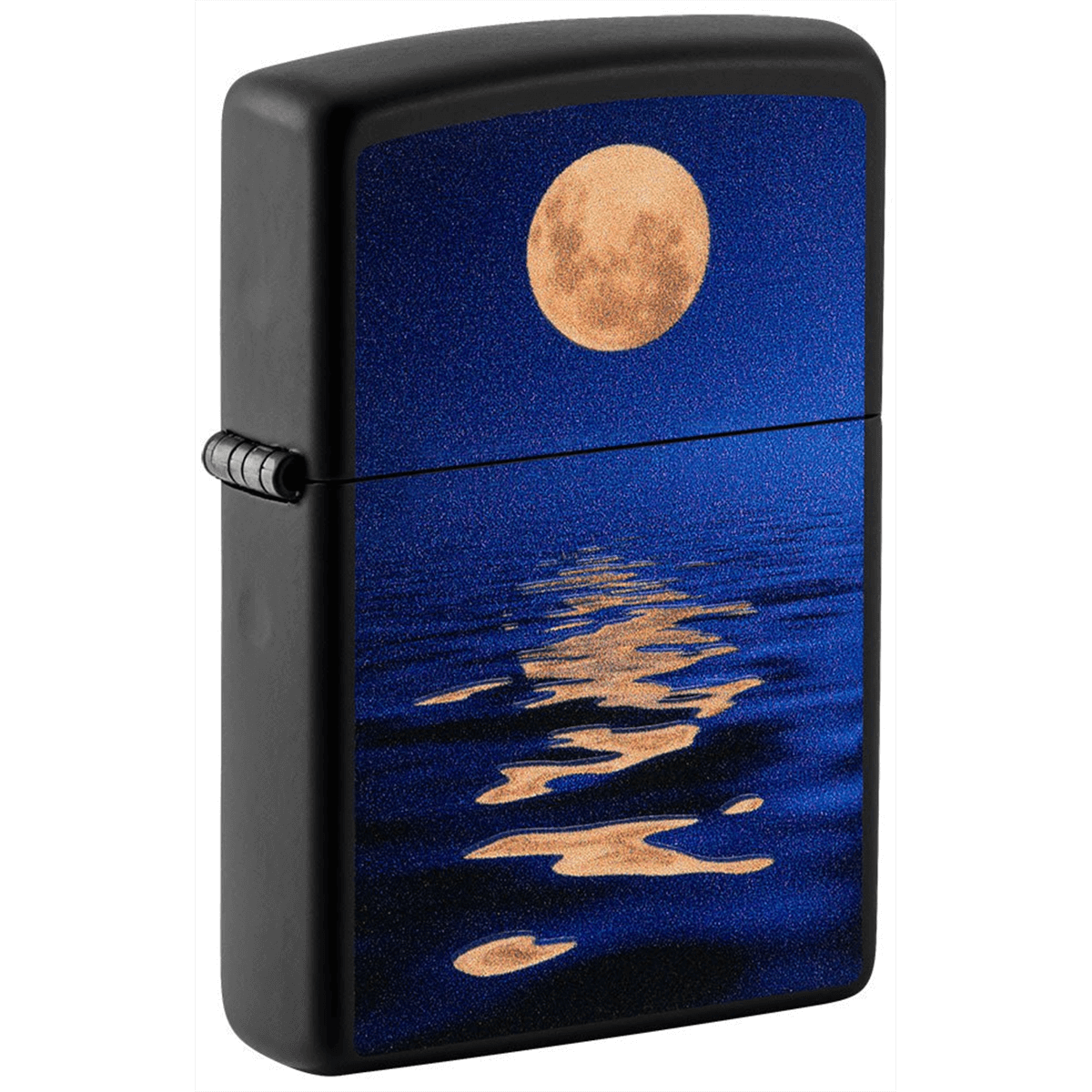 Zippo Black Matte Moon Sunset