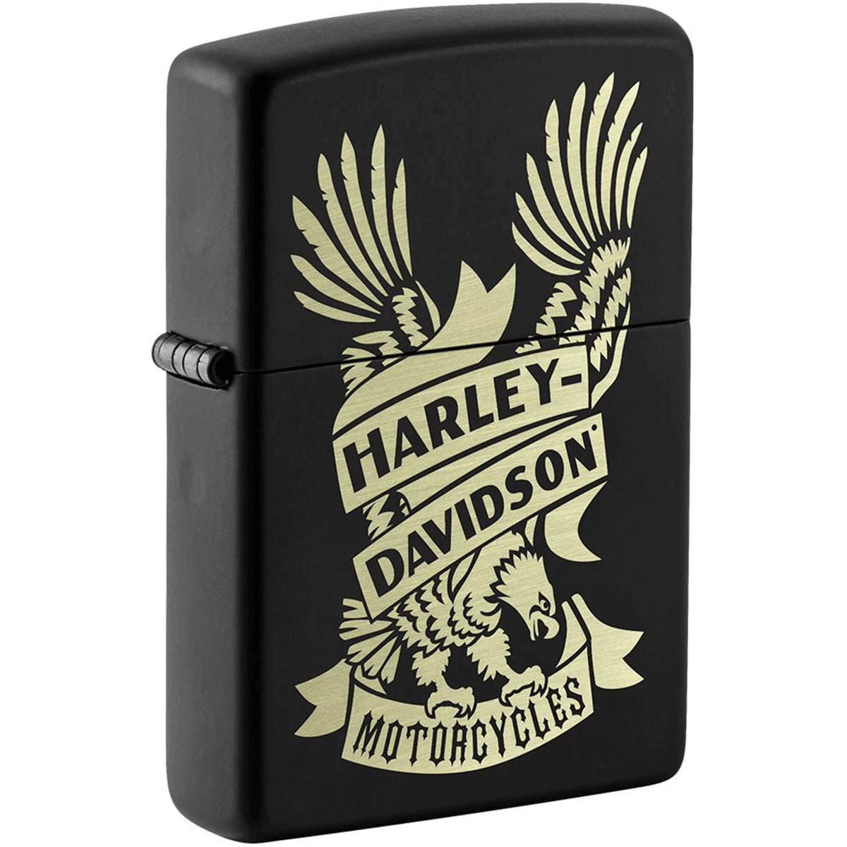 Zippo Black Matte Harley Davidson