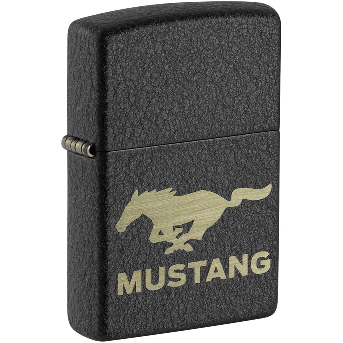Zippo Black Crackle Ford Design