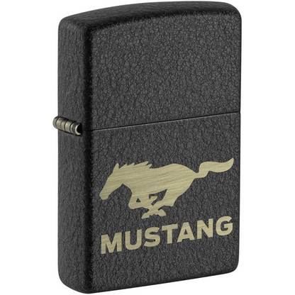 Zippo Black Crackle Ford Design