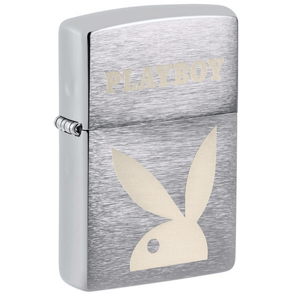 Zippo Brushed Chrome Playboy