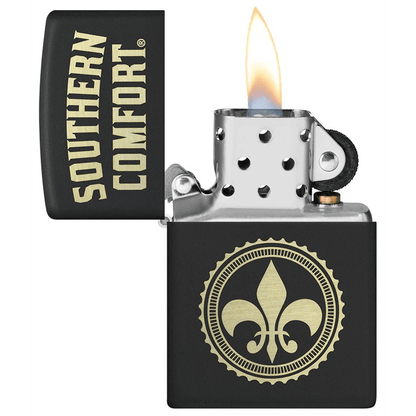 Zippo Black Matte Southern Comfort