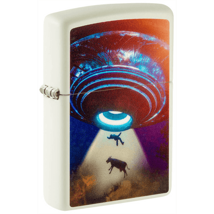 Zippo Glow-In-The-Dark Ufo Design