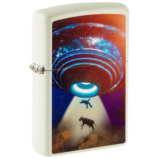 Zippo Glow-In-The-Dark Ufo Design
