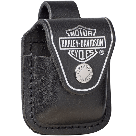 Zippo Pouch Harley-Davidson With Loop Black
