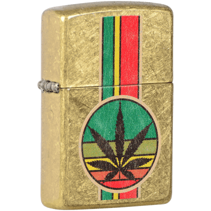 Zippo Pk Collection Retro Rasta Street Brass