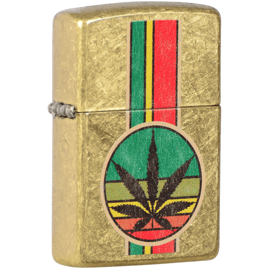 Zippo Pk Collection Retro Rasta Street Brass
