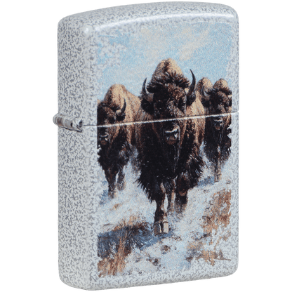 Zippo Pk Collection Bison And Glacier Color Image