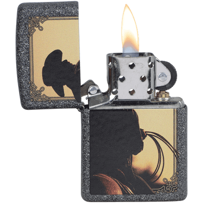Zippo Pk Collection Cowboy Rope Stone Finish