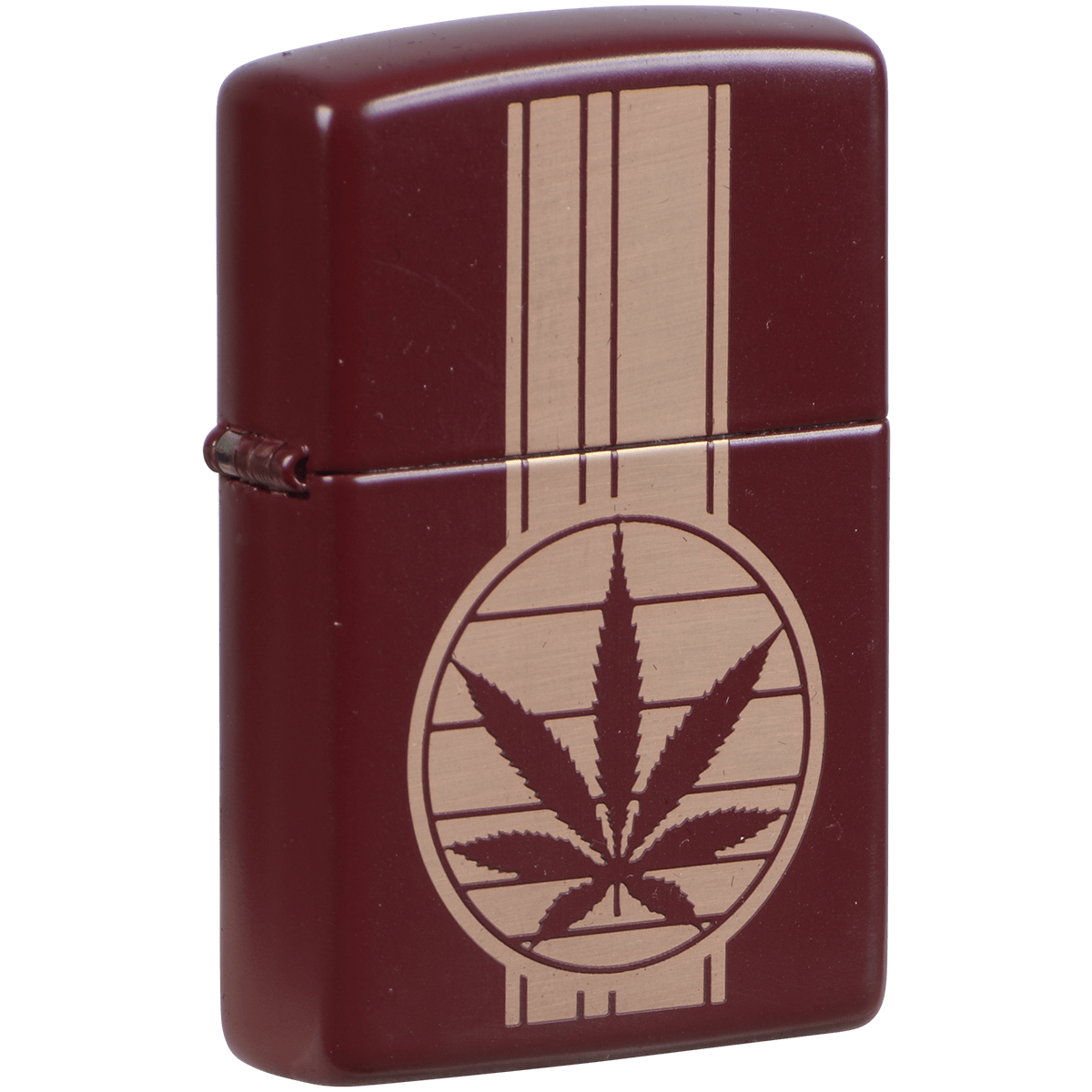 Zippo Pk Collection Retro Leaf Merlot Finish