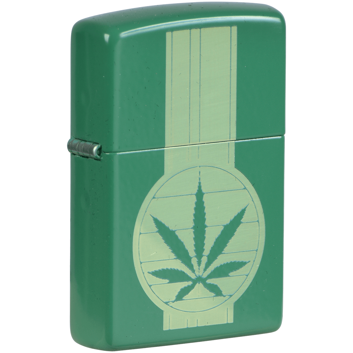 Zippo Pk Collection Retro Leaf Matte Green