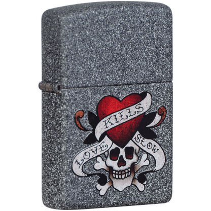 Zippo Pk Collection Skull Stone Finish