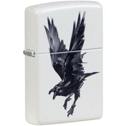 Zippo Pk Collection Raven White Matte