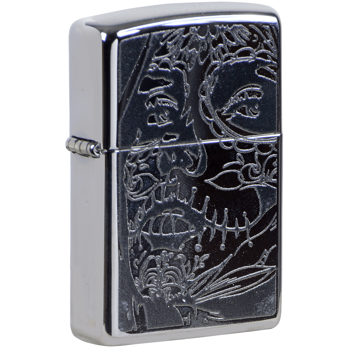 Zippo Pk Collection Sugar Skull High Polished Chrome