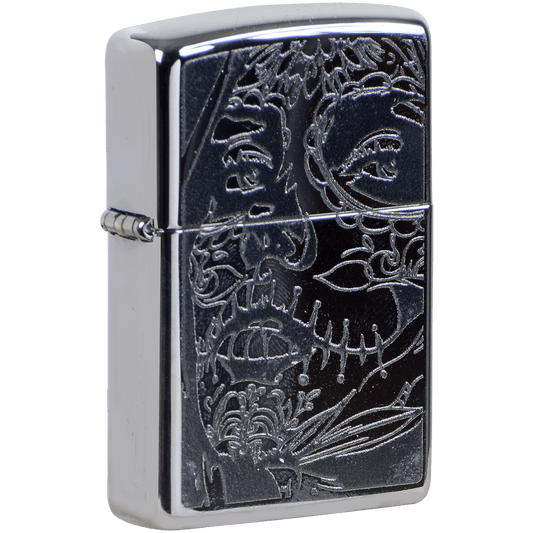 Zippo Pk Collection Sugar Skull High Polished Chrome
