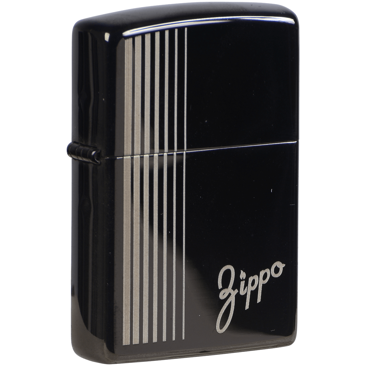 Zippo Pk Collection Zippo Stripes High Polish Black