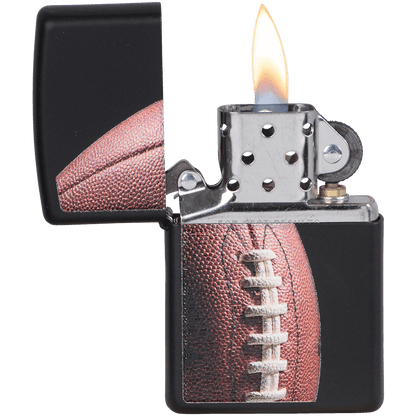 Zippo Pk Collection Football Texture Black Matte