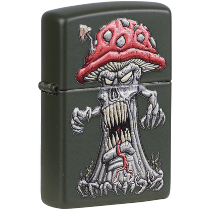 Zippo Pk Collection Angry Mushroom Green Matte