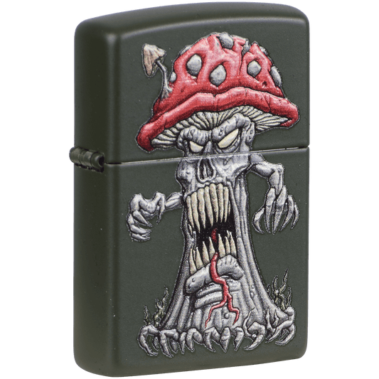 Zippo Pk Collection Angry Mushroom Green Matte
