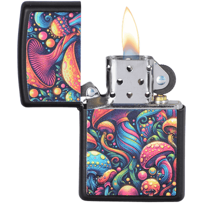 Zippo Pk Collection Twisted Mushroom Black Matte