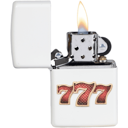 Zippo Pk Collection 777 White Matte
