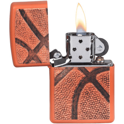 Zippo Pk Collection Basketball Texture Orange Matte