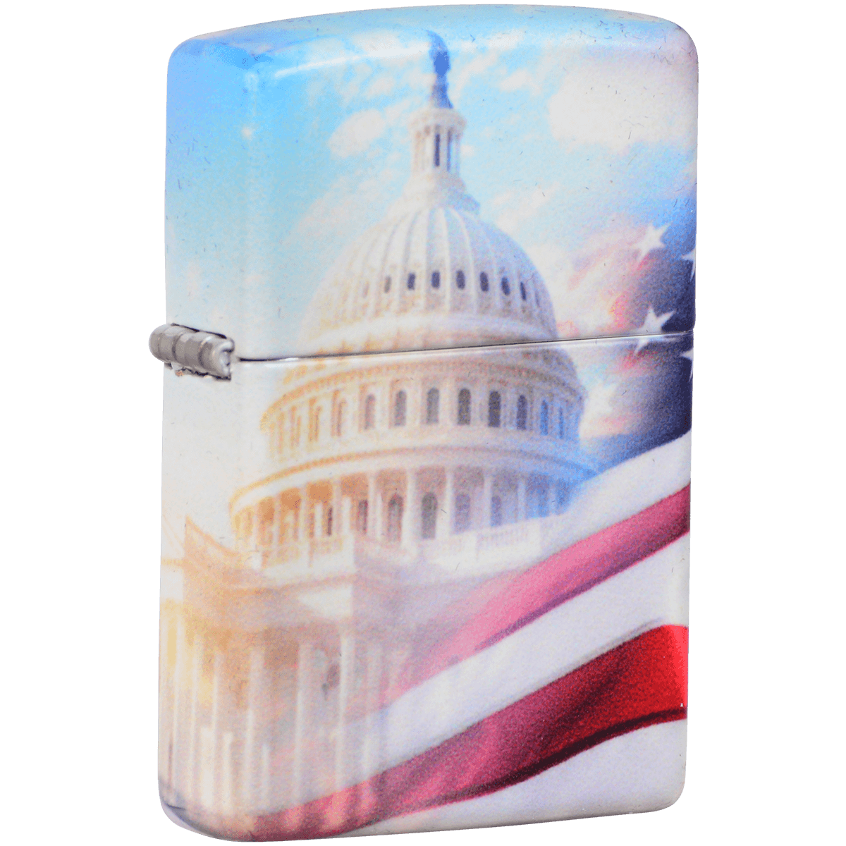 Zippo Pk Collection Capitol Building And Flag