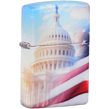 Zippo Pk Collection Capitol Building And Flag