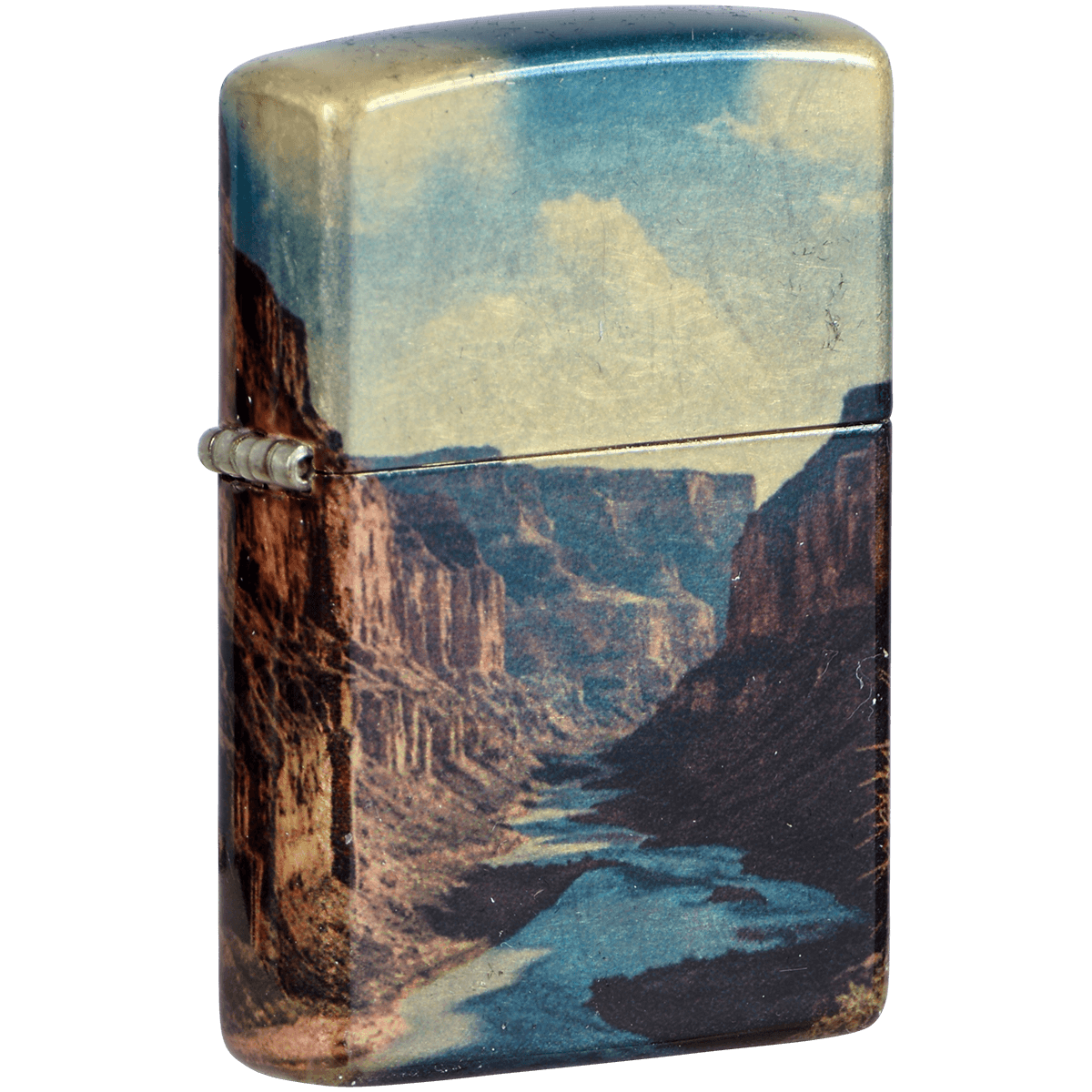 Zippo Pk Collection Grand Canyon Tumbled Brass