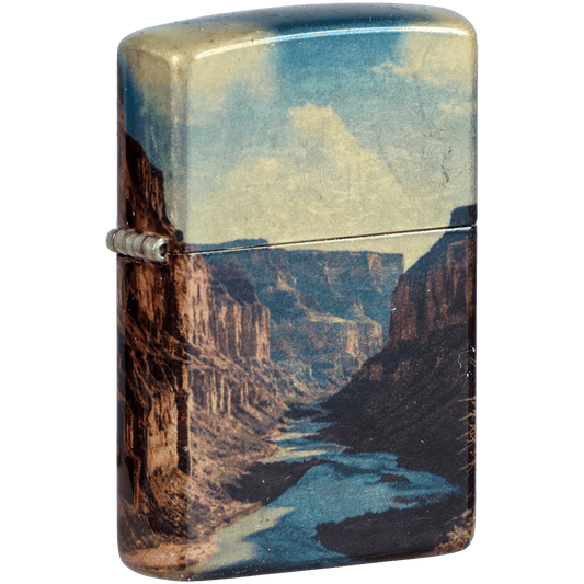 Zippo Pk Collection Grand Canyon Tumbled Brass