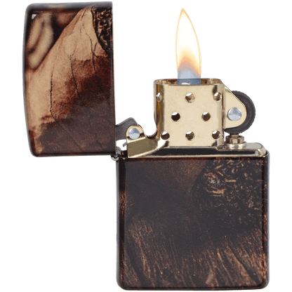 Zippo Pk Collection Cigar Tumbled Brass