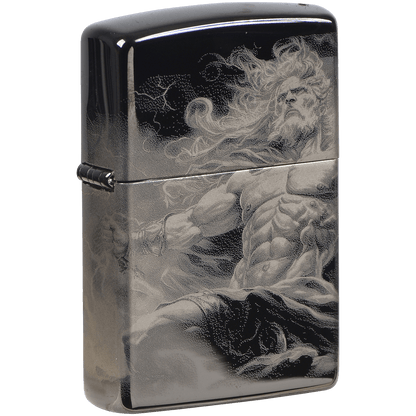 Zippo Pk Collection Zeus High Polish Black