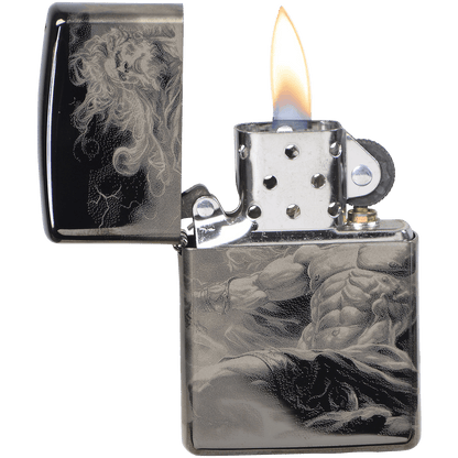 Zippo Pk Collection Zeus High Polish Black