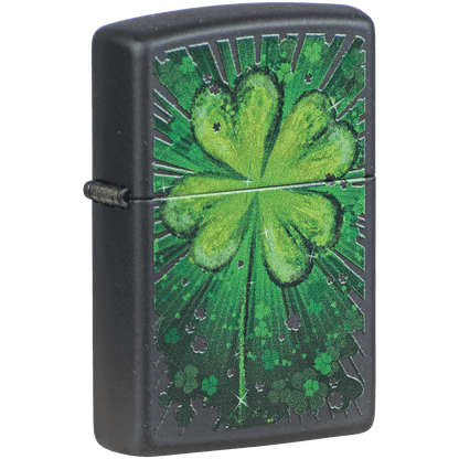 Zippo Pk Collection Lucky Clovers Color Image