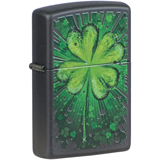 Zippo Pk Collection Lucky Clovers Color Image