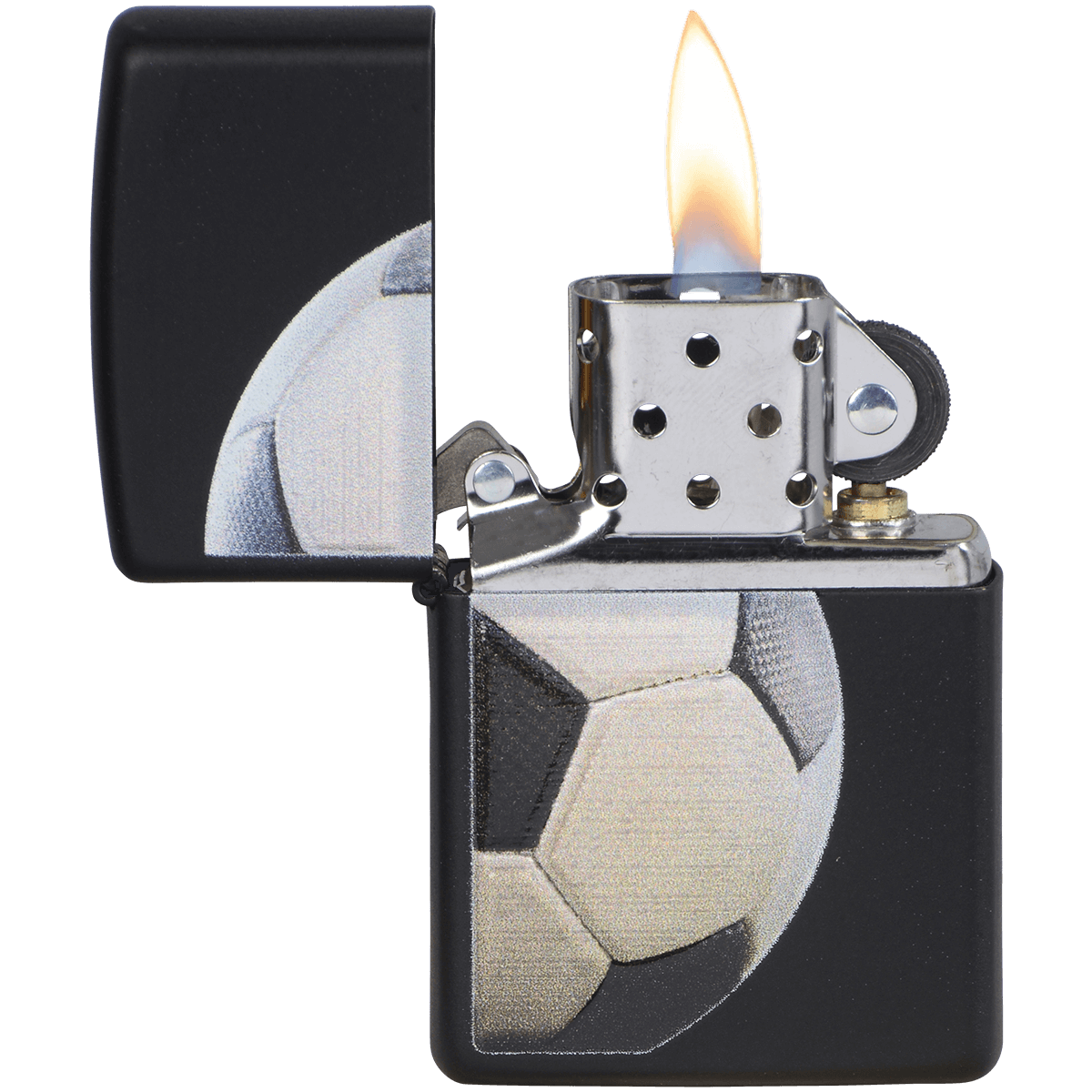 Zippo Pk Collection Soccer Ball Textured Finish
