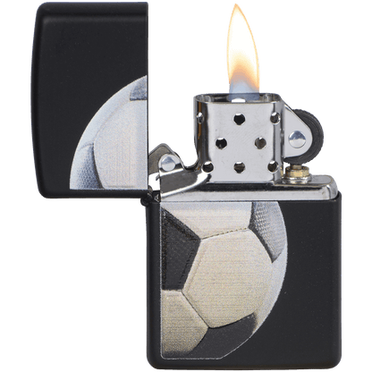 Zippo Pk Collection Soccer Ball Textured Finish
